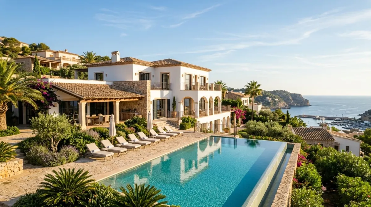 Elegante mediterrane Villa mit Infinity-Pool auf Mallorca